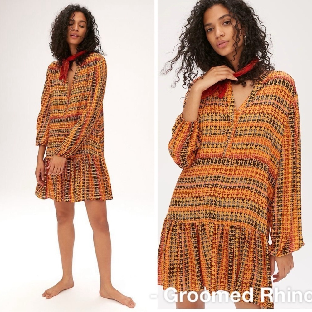 Anthropologie Elyn Tunic Dress Size L